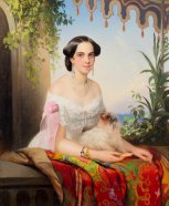 Портрет Анны Михайловны Виельгорской. 1840-е — начало 1850-х
